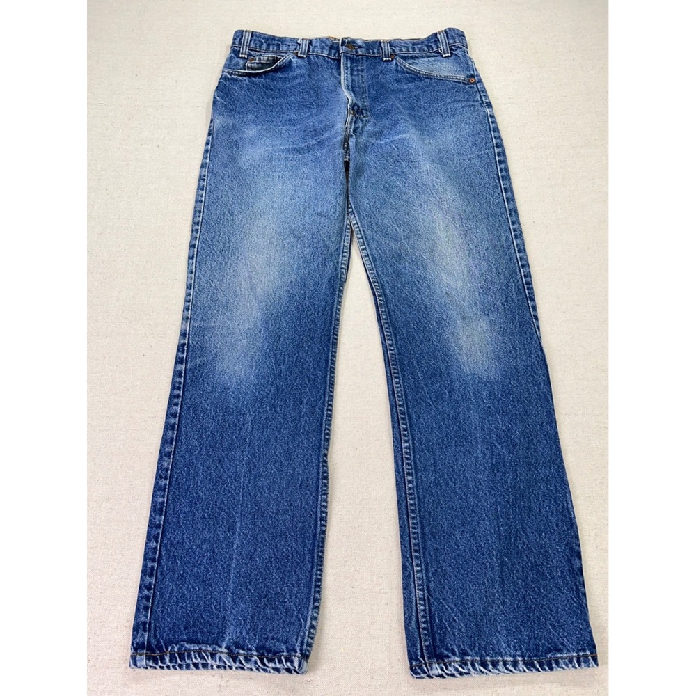 Levi's 509 Vintage '85 Men's 34 Denim Jeans Orange Tab Straight Leg Pants 20509